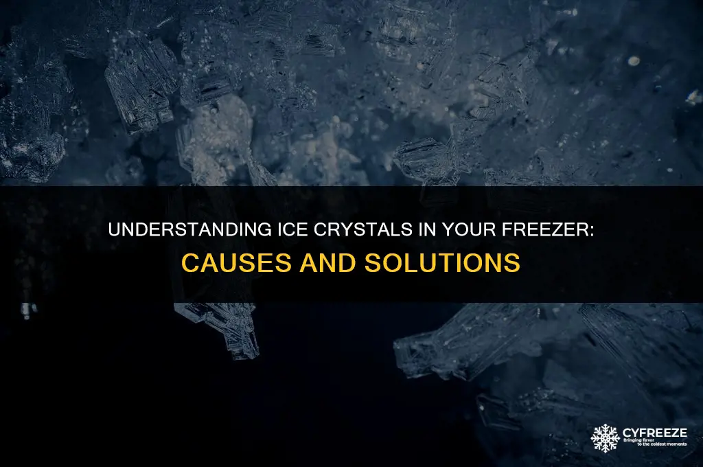 why does my freezer have ice crystals