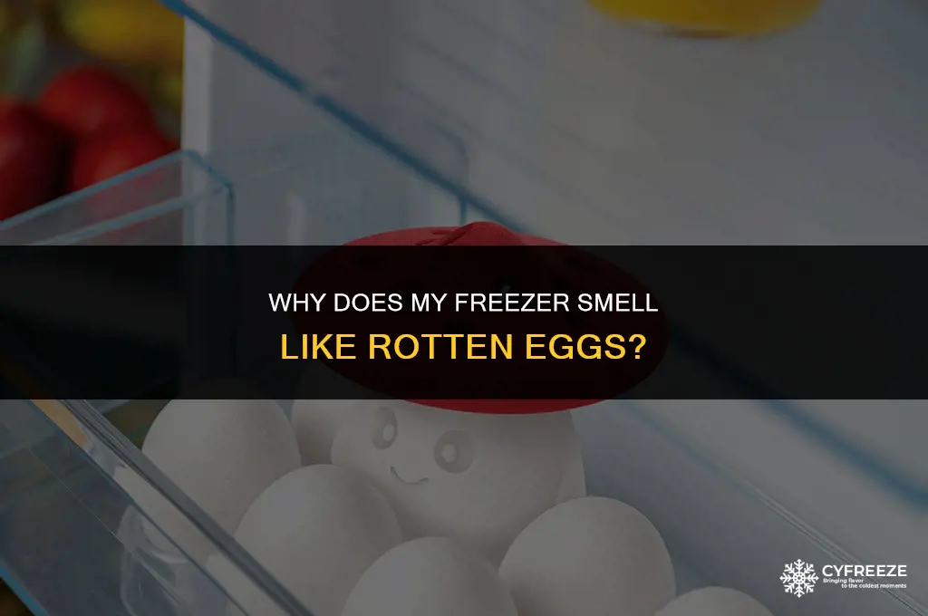 why does my freezer smell like rotten eggs