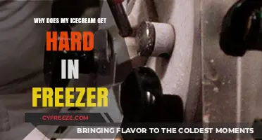 Why Ice Cream Hardens in the Freezer: Science Explained