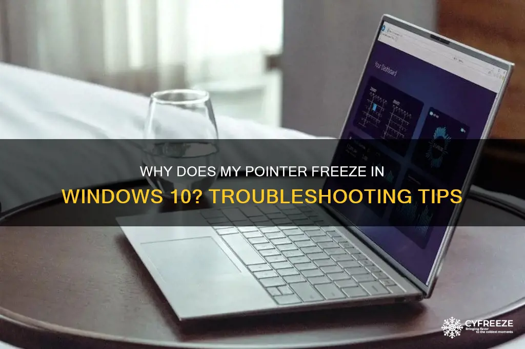 why does my pointer freeze in windows 10