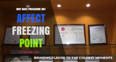 Pressure's Role in Freezing: Why It Doesn't Alter the Point