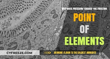 How Pressure Alters Freezing Points of Elements: A Scientific Explanation