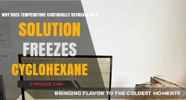 Understanding Cyclohexane's Freezing Process: Why Temperature Drops During Solidification