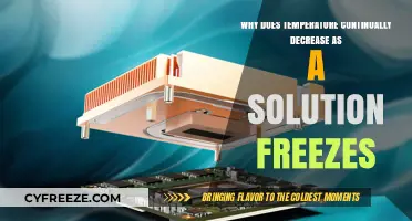 Understanding the Science Behind Temperature Drop During Solution Freezing