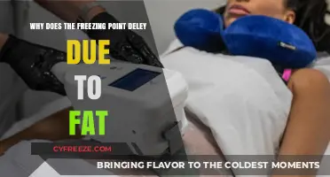 How Fat Content Causes Freezing Point Delay in Foods Explained