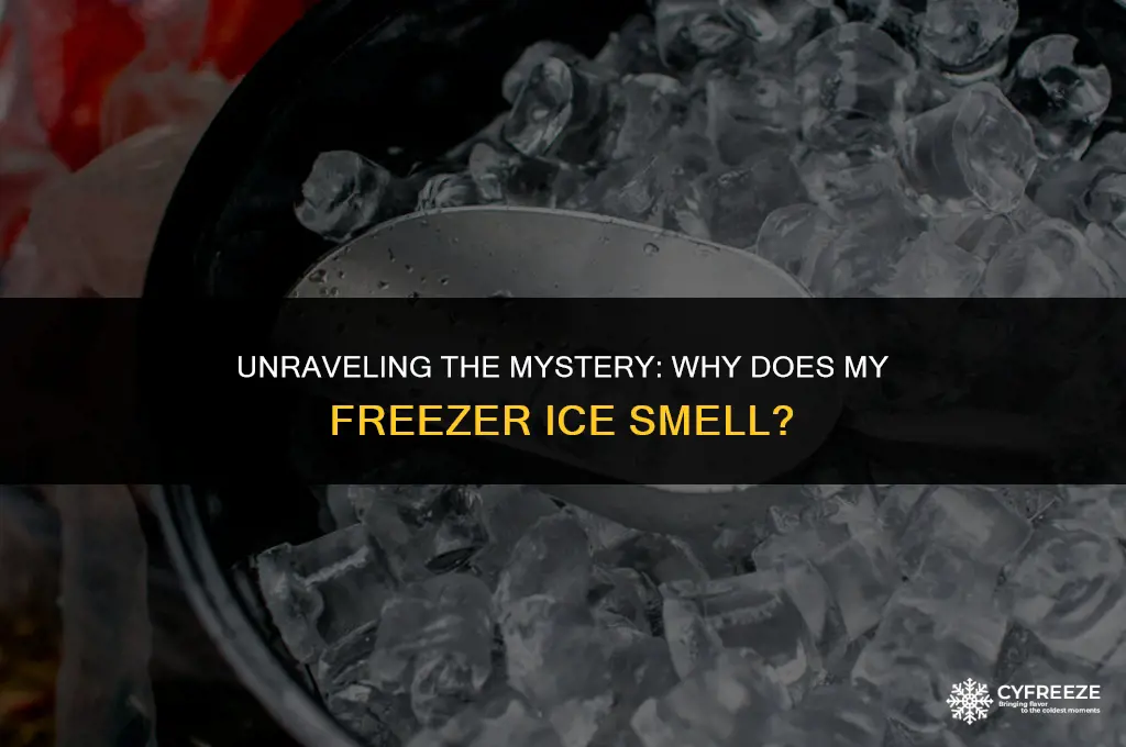 why does the ice in my freezer smell