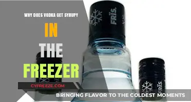 Why Vodka Becomes Syrupy in the Freezer: Explained