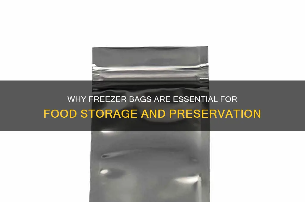 why freezer bags used