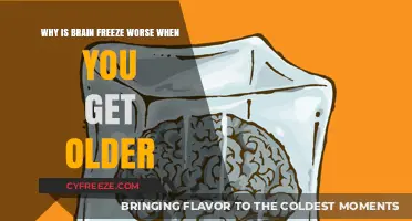 Aging and Brain Freeze: Why It Hurts More as You Grow Older