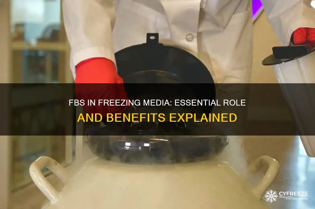 why is fbs used in freezing media