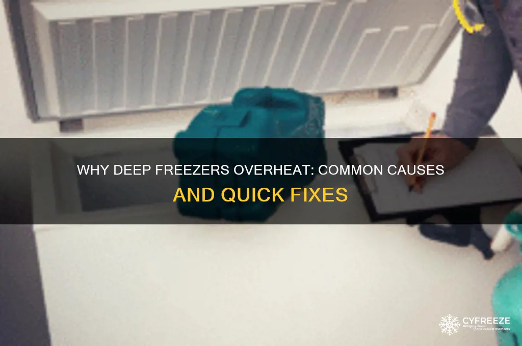 why is my deep freezer get heated