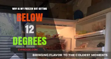 Freezer Troubleshooting: Why It's Stuck Above 12 Degrees and How to Fix It