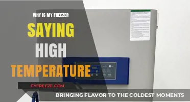 Why Your Freezer Displays High Temperature: Causes and Solutions