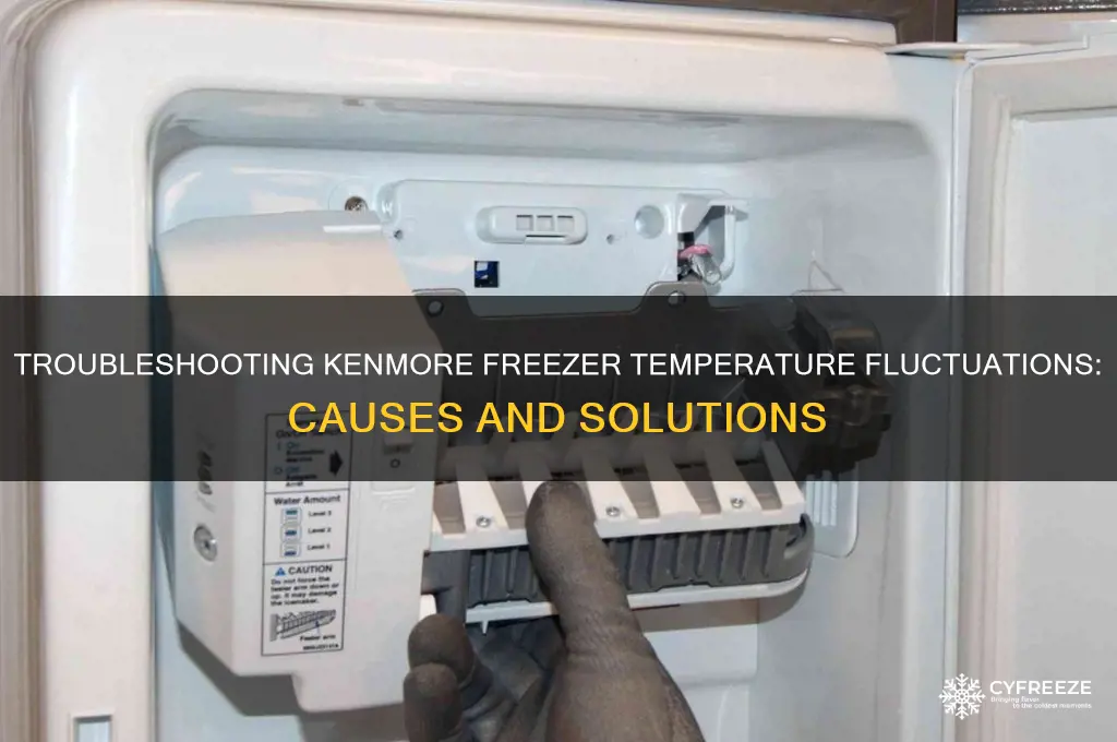 why is my kenmore freezer temperature fluctuating