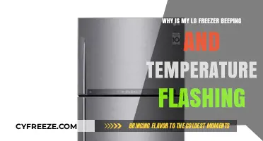 LG Freezer Beeping and Flashing Temperature: Troubleshooting Guide