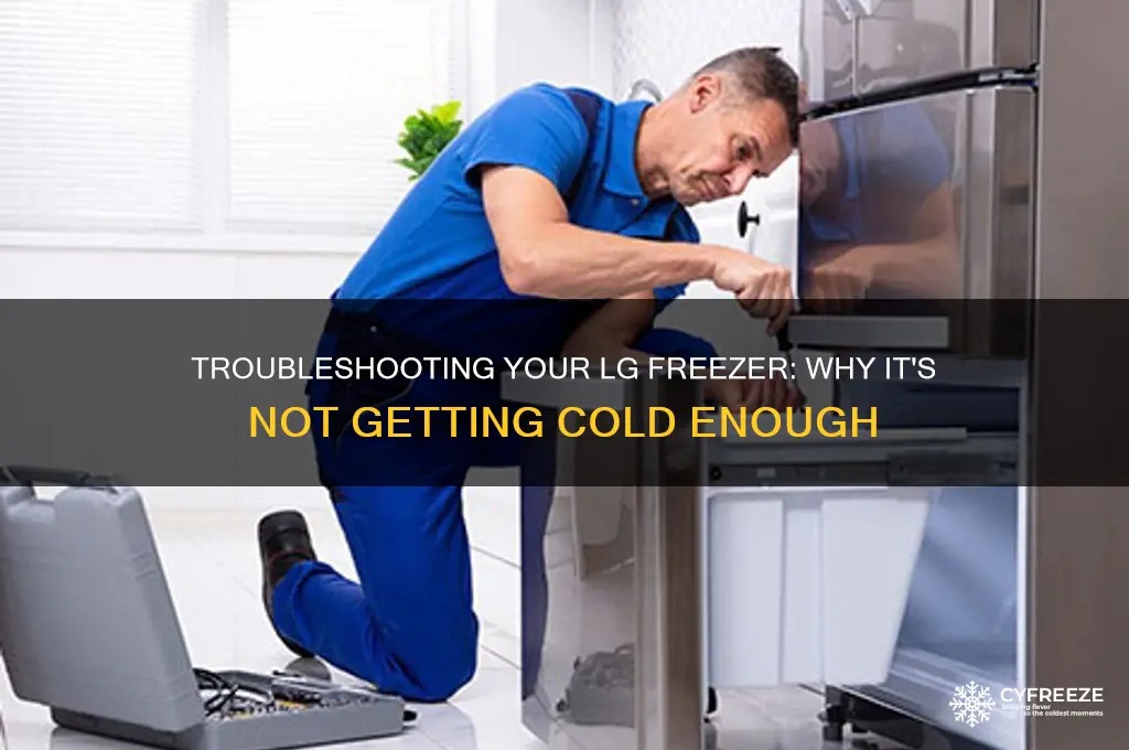 why is my lg freezer not getting cold
