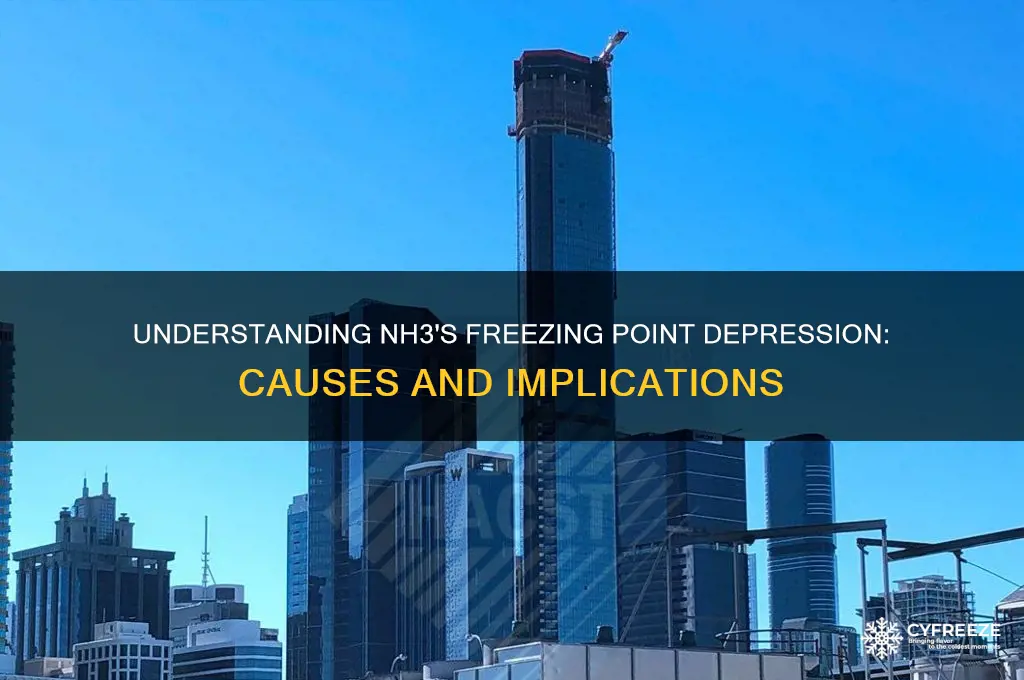why is nh3 freezing point depression