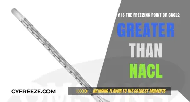 Why CaCl2 Freezes at a Higher Temperature Than NaCl: Explained