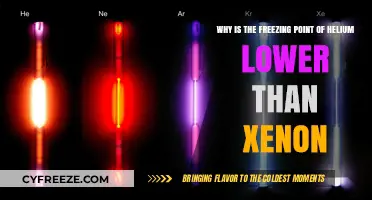 Helium vs. Xenon: Unraveling the Mystery of Their Freezing Points
