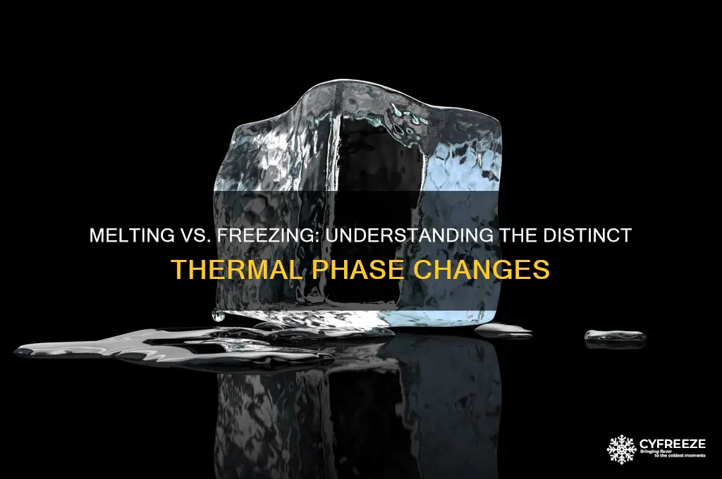 why isnt melting point called freezing point