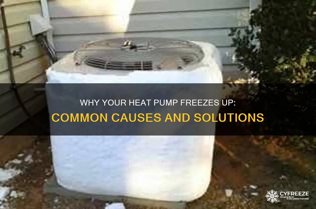 why my heat pump gets freezes up