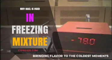Why NaCl is Essential in Creating Effective Freezing Mixtures