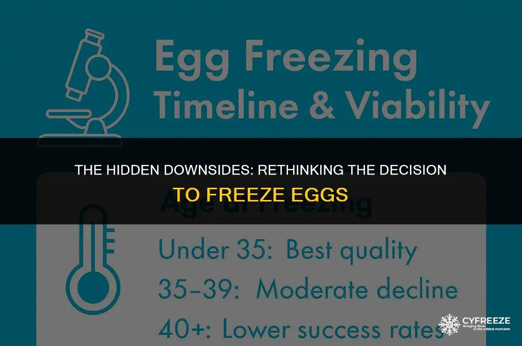 why not to freeze eggs