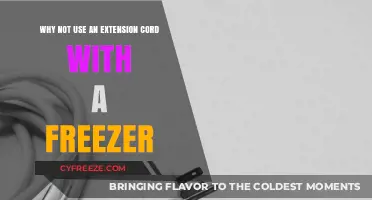 Avoid Risks: Why Extension Cords and Freezers Don't Mix
