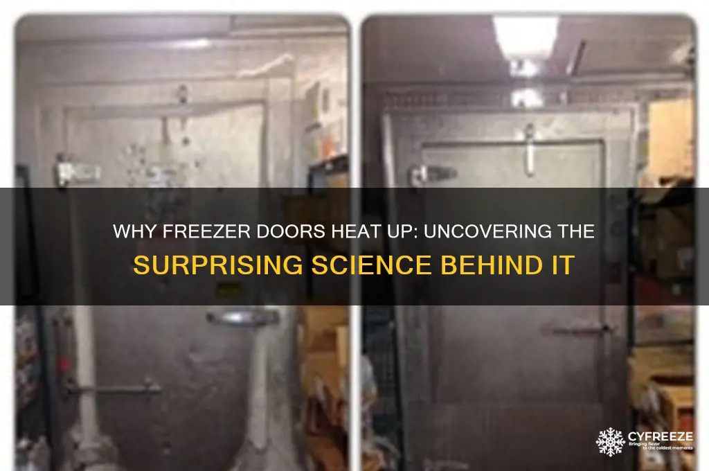 why so freezer doors get hot