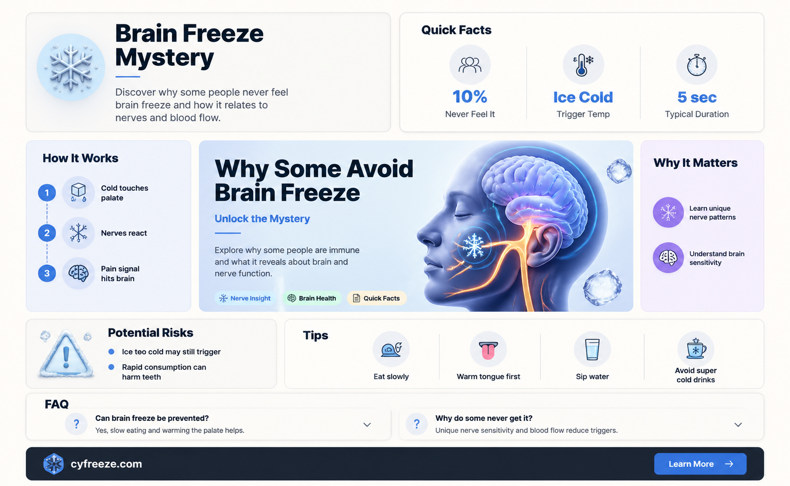 can t get brain freeze