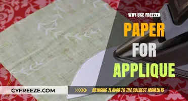 Freezer Paper for Applique: Precision, Stability, and Easy Fabric Crafting