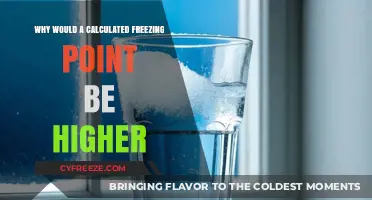 Why Calculated Freezing Points Can Appear Higher Than Expected