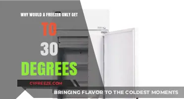 Why Your Freezer Struggles to Reach Below 30 Degrees