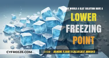 Slat Solutions: Understanding Their Lower Freezing Point Mechanism