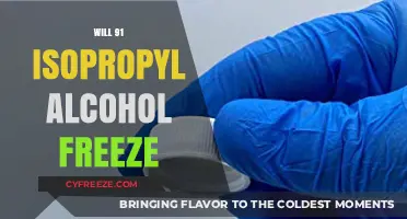 Exploring the Freezing Point of 91% Isopropyl Alcohol: A Comprehensive Guide