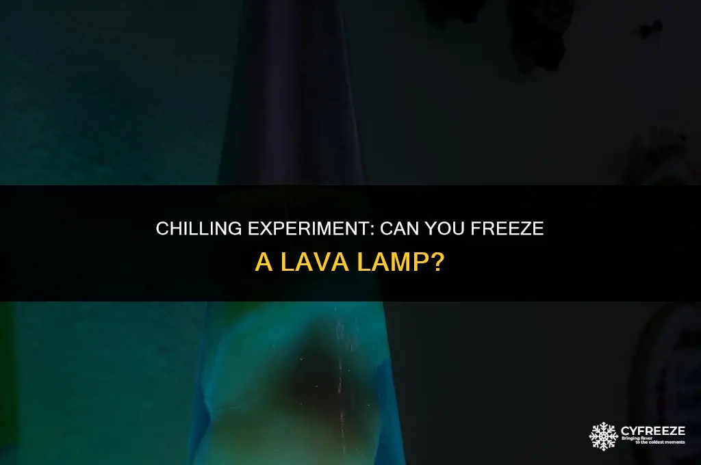 will a lava lamp freeze