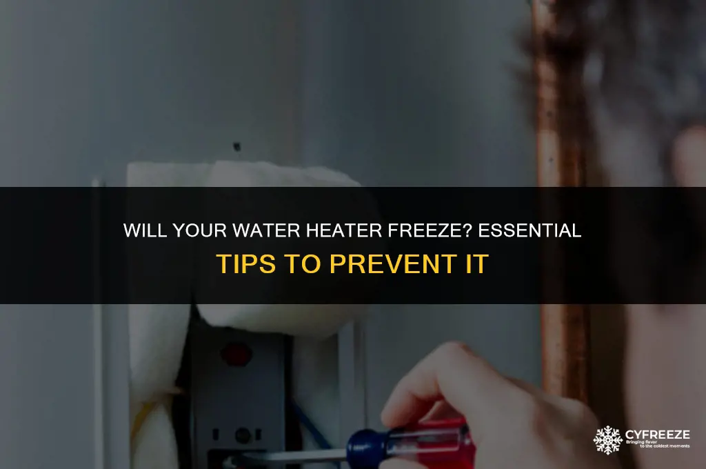 will a water heater freeze