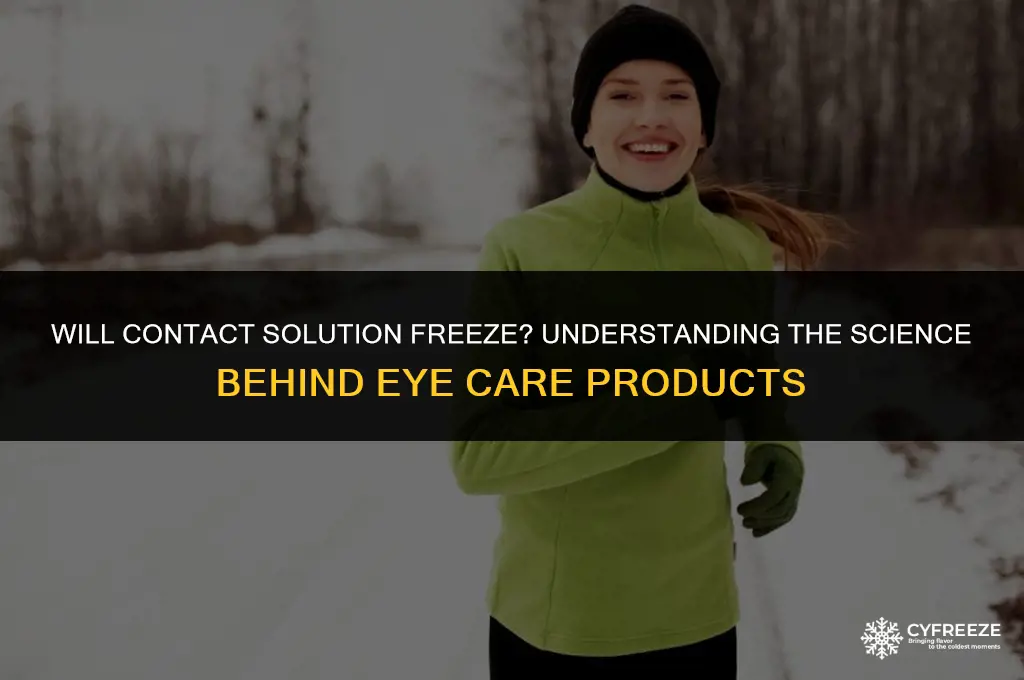 will contact solution freeze