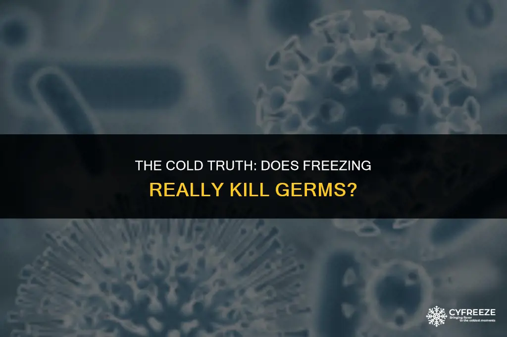 will freezing kill germs