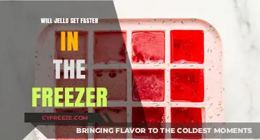 Chill Out: The Quickest Way to Set Jello is in the Freezer!