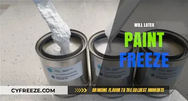 Will Latex Paint Freeze? A Comprehensive Guide for DIY Enthusiasts
