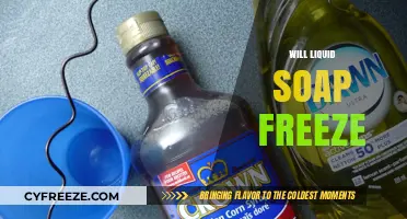 Chilly Suds: Exploring the Freezing Point of Liquid Soap