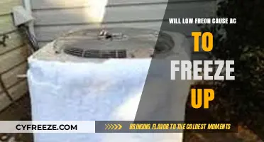 Can Low Freon Levels Cause Your AC to Freeze Up?