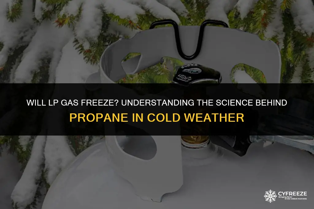 will lp gas freeze