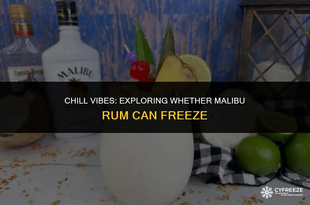 will malibu rum freeze