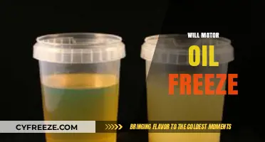 Will Motor Oil Freeze? Understanding Its Cold-Weather Behavior