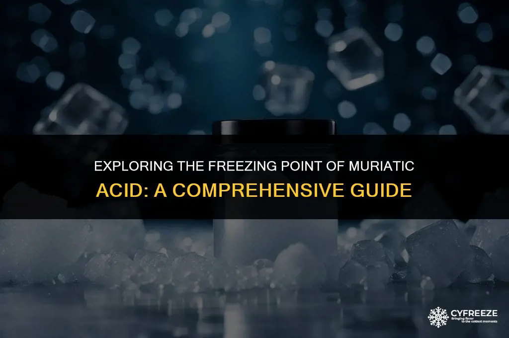 will muriatic acid freeze