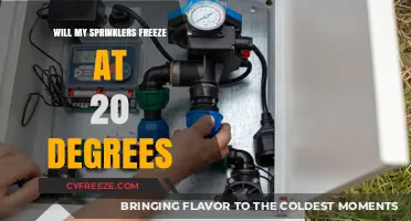 Will My Sprinklers Freeze at 20 Degrees?