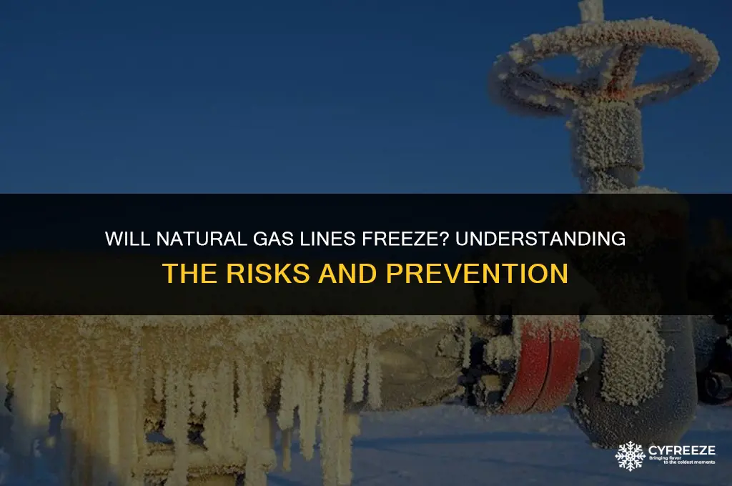 will natural gas lines freeze