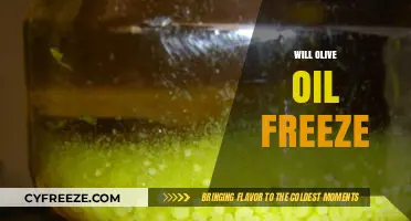 Chilling Truth: Does Olive Oil Freeze in Your Kitchen?